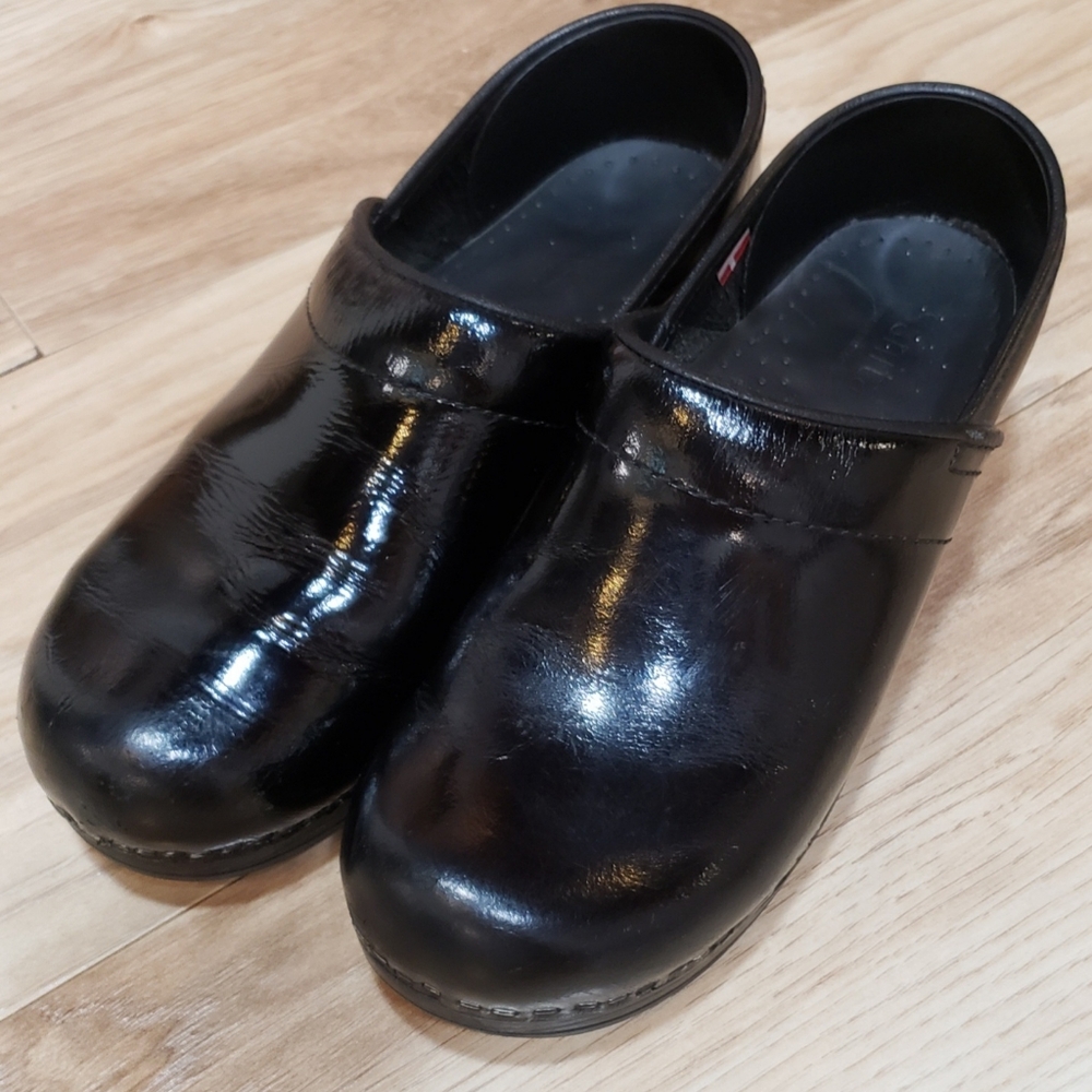 Sanita Clogs,black Patent,size 36,medical,nurse,culinary,comfort,